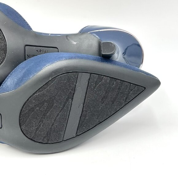 Anne Klein Womens Size 6 Fabulist Navy Blue D'Orsay Pumps‎ Heels Shoes - Picture 11 of 13